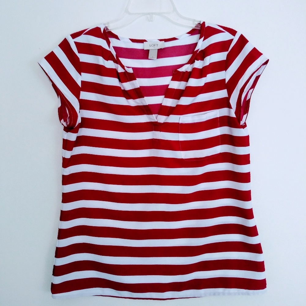 Womens Ann Taylor Loft Top Size Small Pretty!